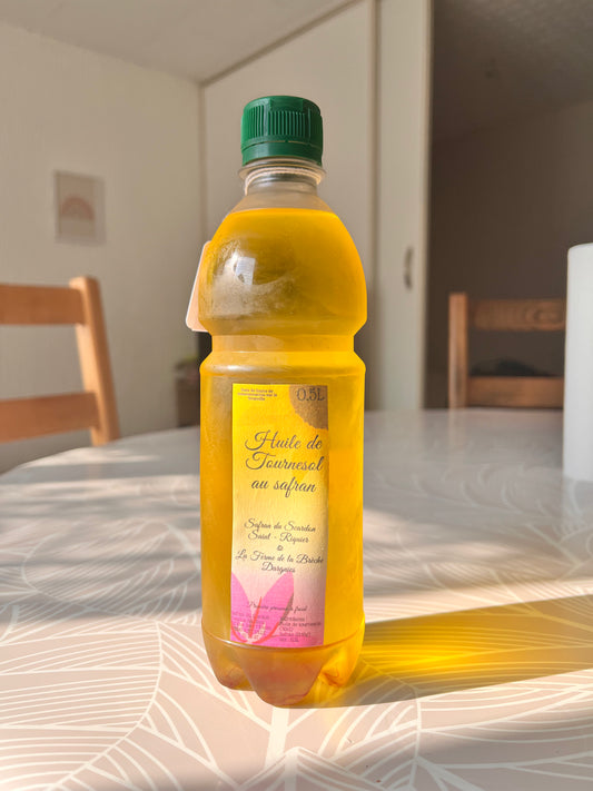 Huile de tournesol au Safran 0,5L